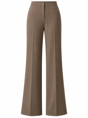 Pantalon Patte d'Éléphant Femme Taille Haute Tombant Fluide