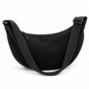 Sac bandoulière femme velours côtelé imperméable