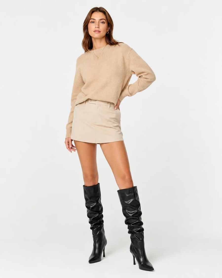 Bottes à talons hautes femme - vue face