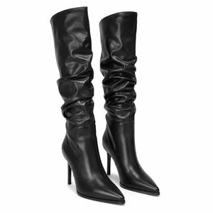Bottes à talons hautes femme - vue portée