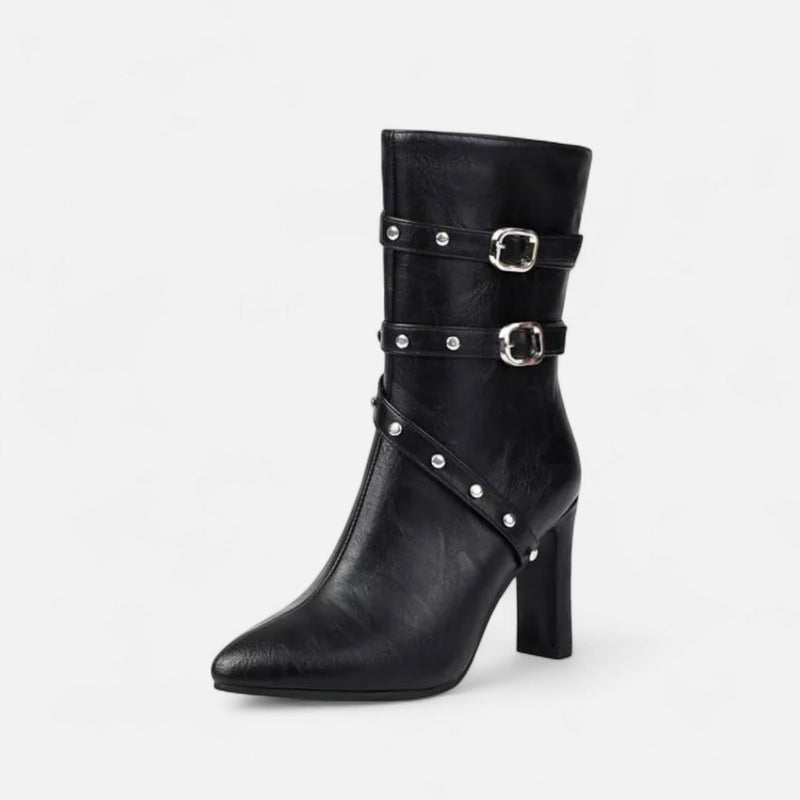 Bottines élégantes à talons femme - vue face