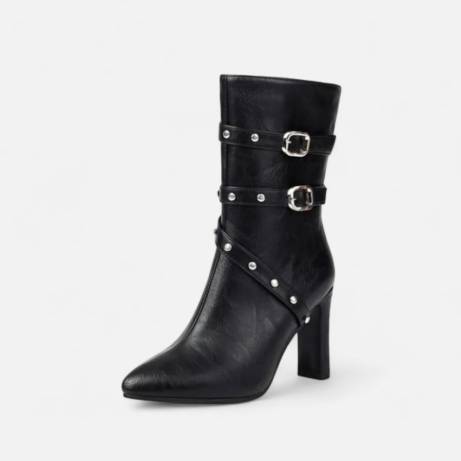 Bottines élégantes à talons femme - vue face