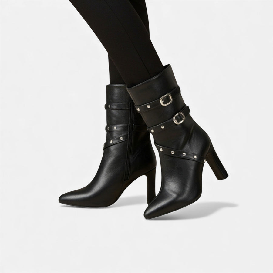 Bottines élégantes à talons femme - vue de dessus