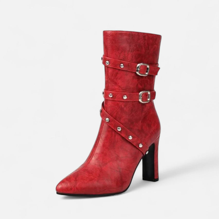 Bottines élégantes à talons femme - vue trois quart
