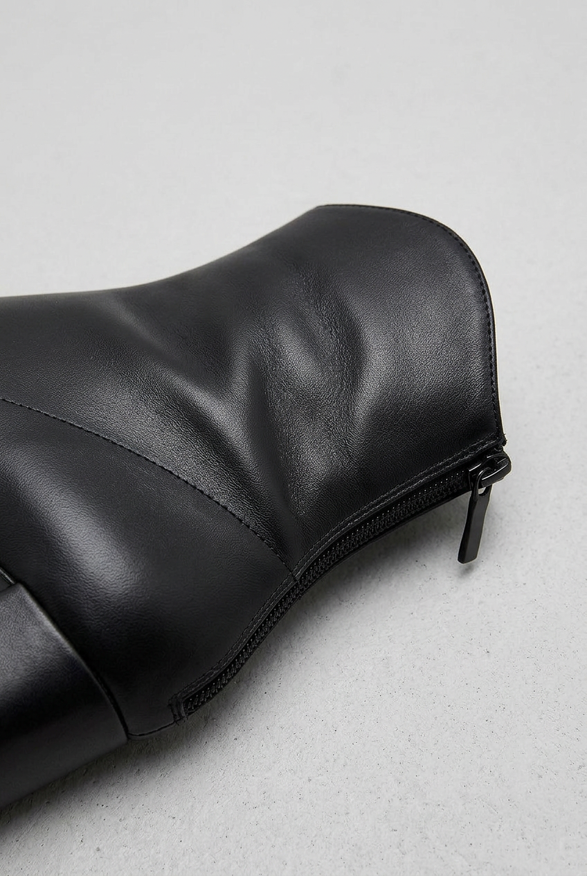 Bottines à talons bout pointus - vue portée