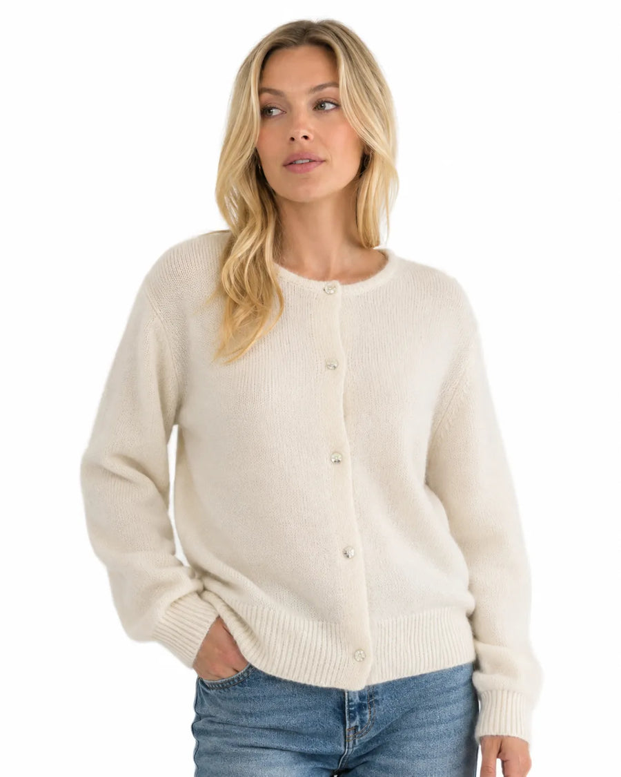 Cardigan femme tricot léger - vue de dos