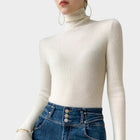 Women's Fitted Jumper - Cream