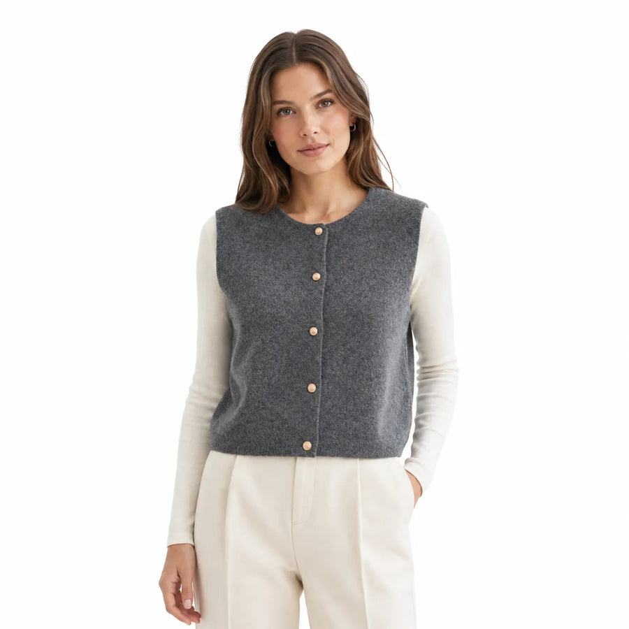 Gilet sans manche femme - vue de côté