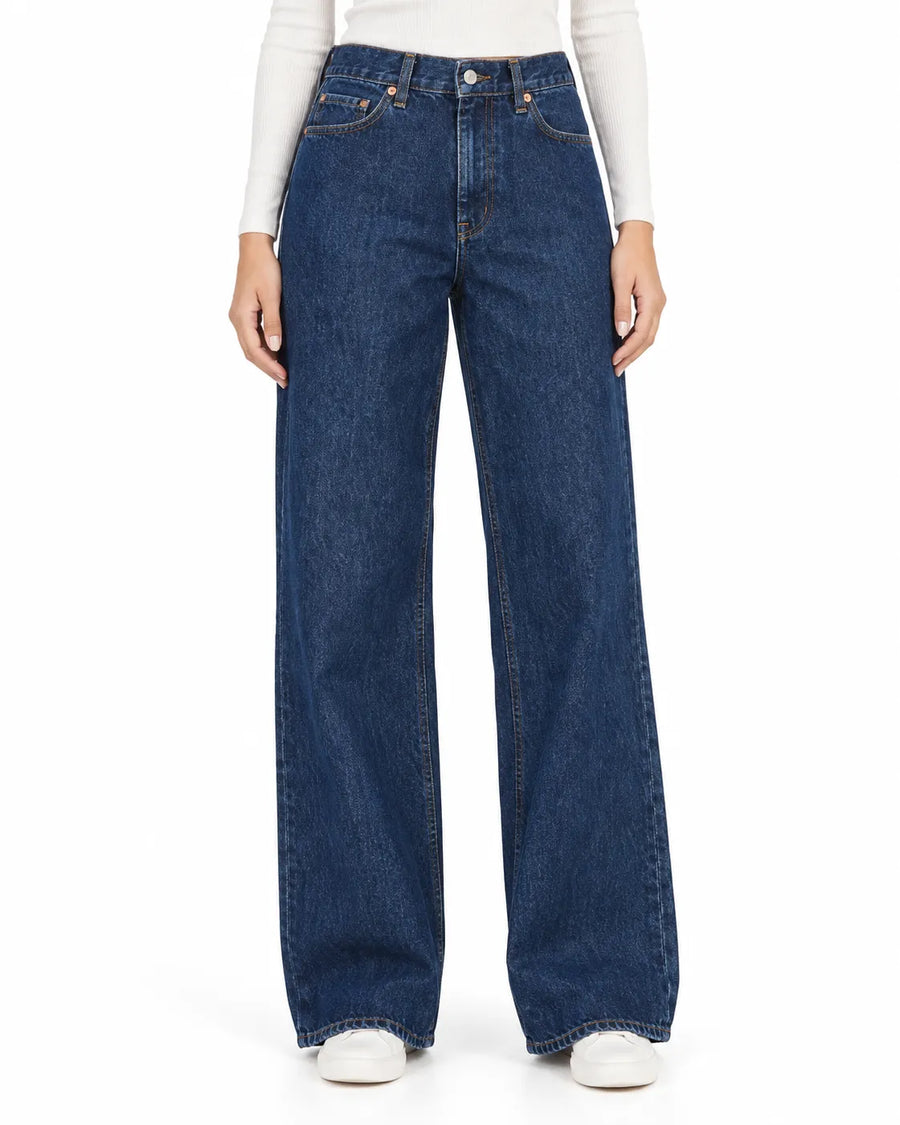 Jean Droit Femme Taille Haute Coupe Classique