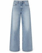 Women's High-Waisted Straight-Leg Jeans – Classic Cut - Light Blue