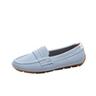 Women's Lightweight Sky Blue Flat Loafers - Sky Blue
