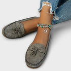 Women's Tassel Driving Loafers - Grey