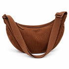 Women's Crossbody Bag – Waterproof Corduroy - Brown