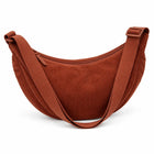 Women's Crossbody Bag – Waterproof Corduroy - Dark Orange
