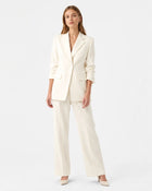 Women's Blazer – Tailored Jacket - Cream White