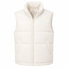 Women's Sleeveless Puffer Gilet - White